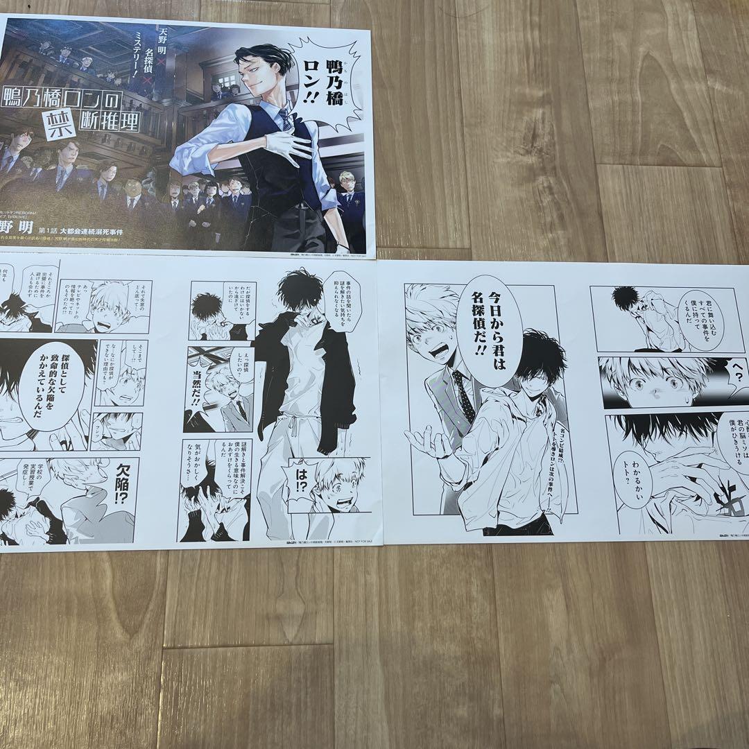 鷹乃橋ロンの禁断推理 複製原画販促ポスター非売品
