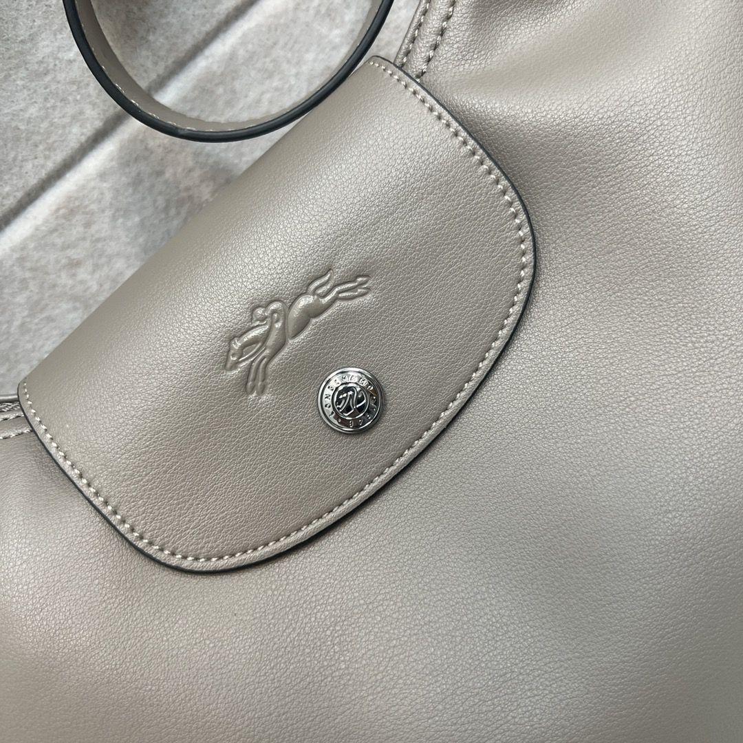 LONGCHAMP HOBO ロンシャン ショルダーバッグ #グレー