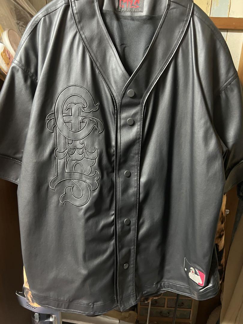 cvtvlist レザー　baseball シャツ cvtvlist CTLS レザーベースボールシャツ ブラック - メルカリ