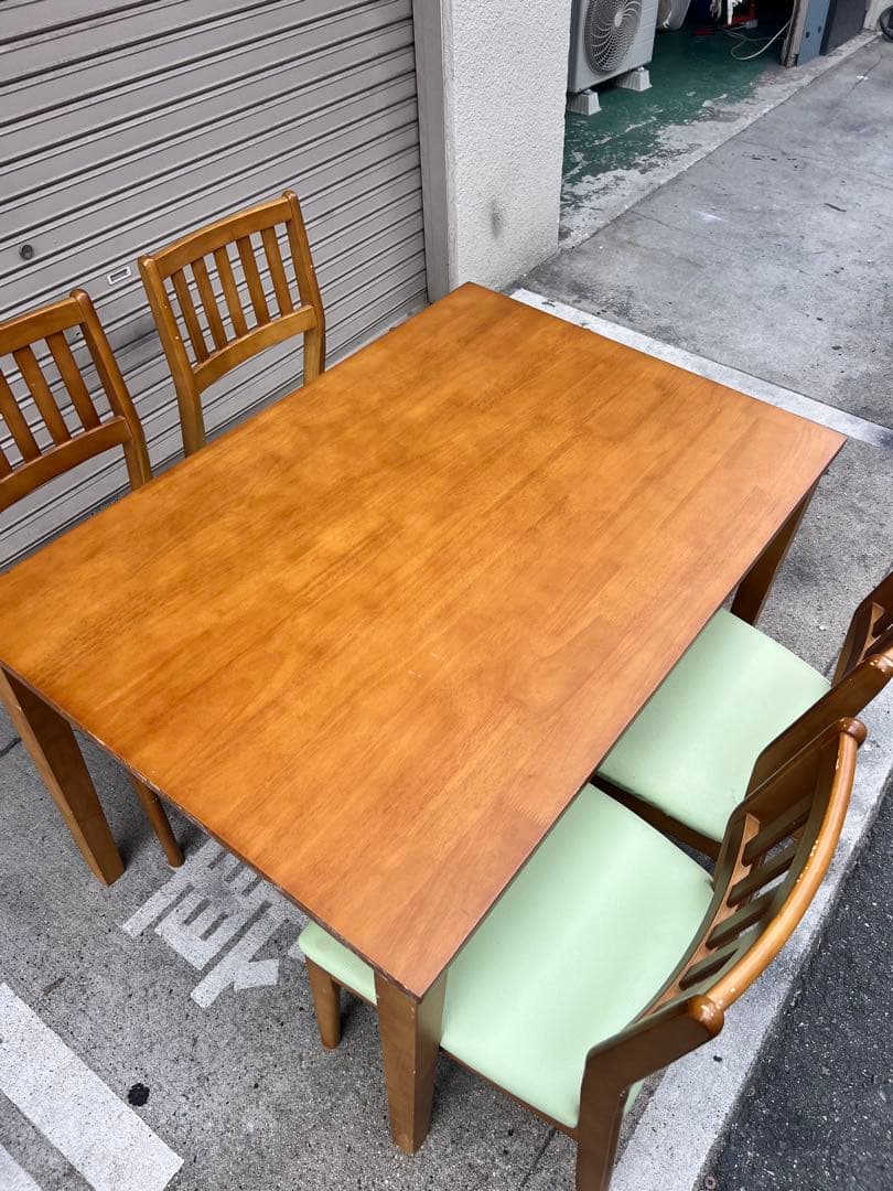 A752♠️ダイニングセット W1100×D750×H700㎜やや傷や汚れあり