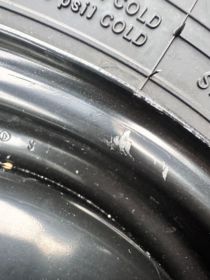 YOKOHAMA 145/80R12 ブラックホイール 4本セット