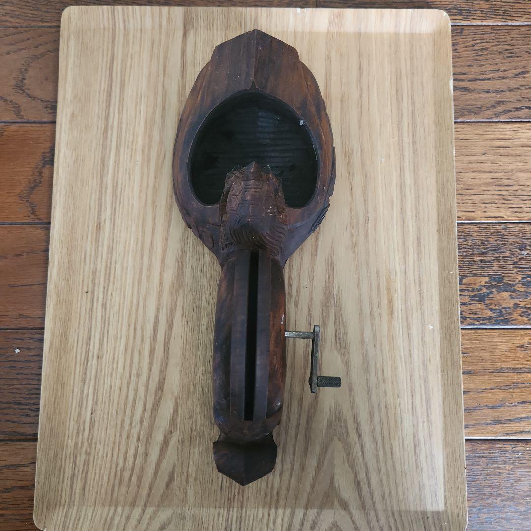 すみ臺　手彫り（ビンテージ墨つぼ）