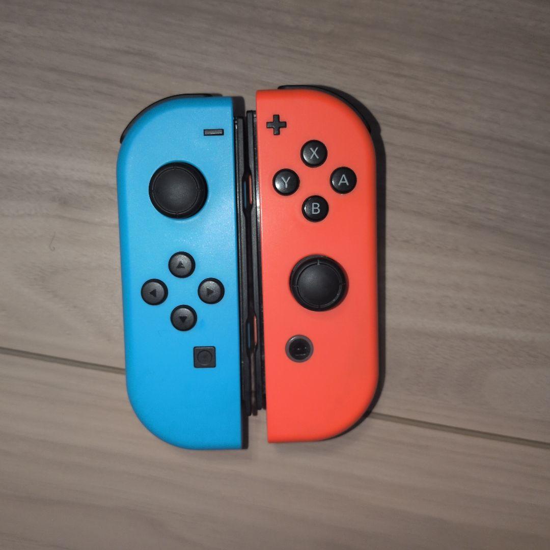 Nintendo Switch joy-con ネオンブルー ネオンレッド 美品 - メルカリ