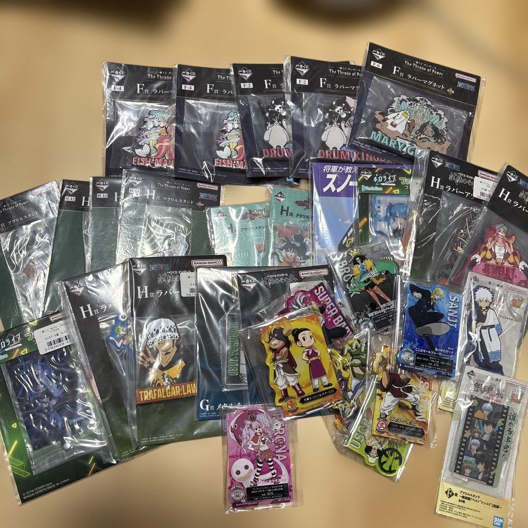 ドラゴンボール ワンピース 一番くじ 下位賞 まとめ セット 銀魂