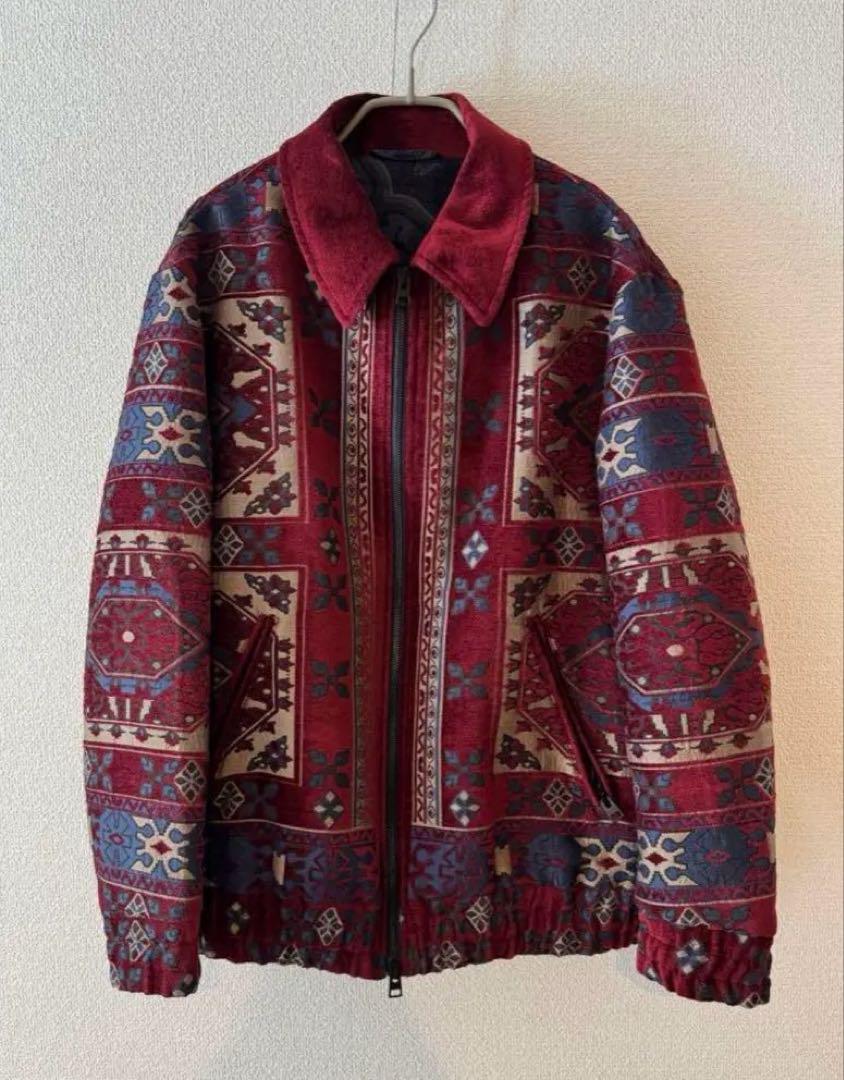 ETRO 総柄ブルゾン ジャケット