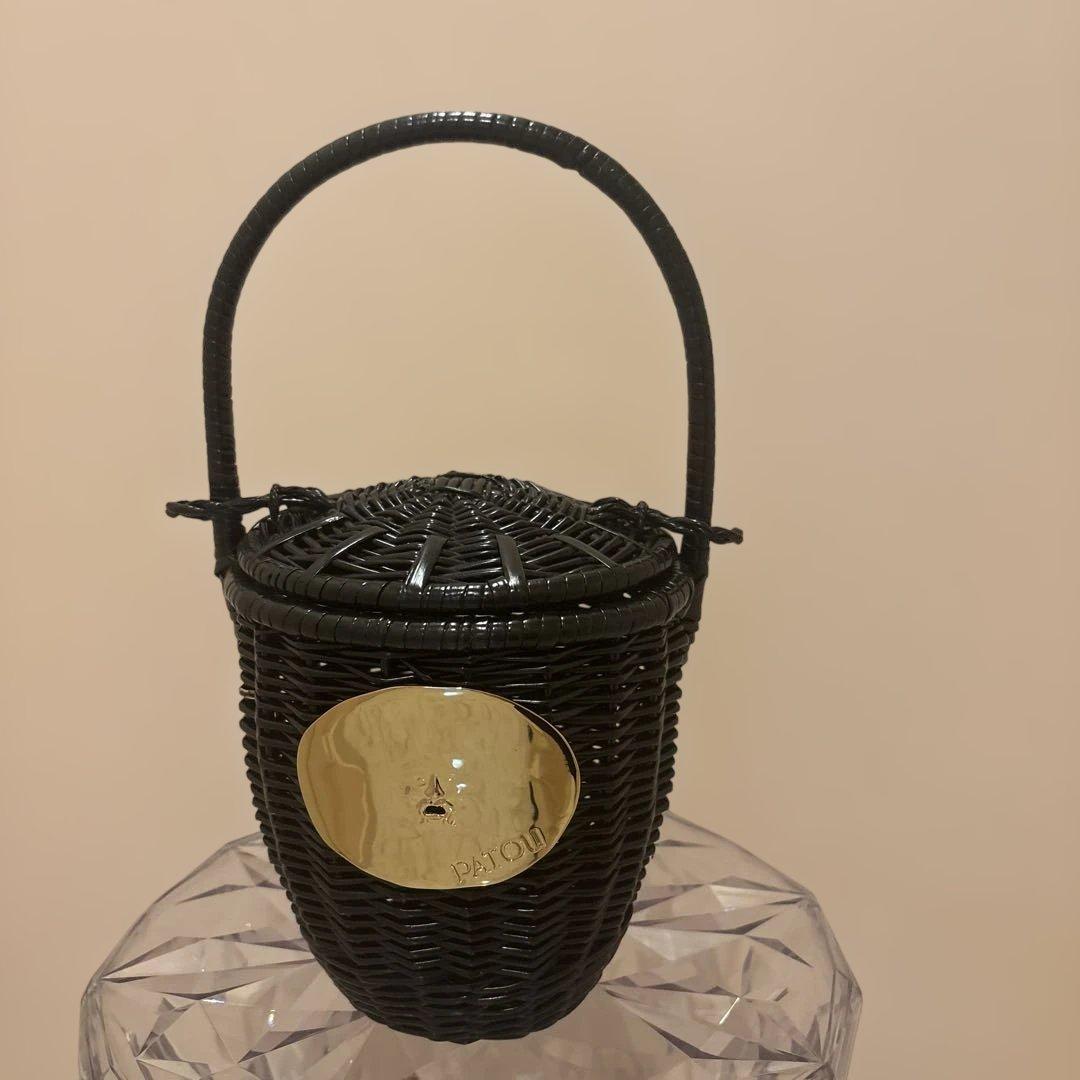 PATOU ブラック かごバッグ