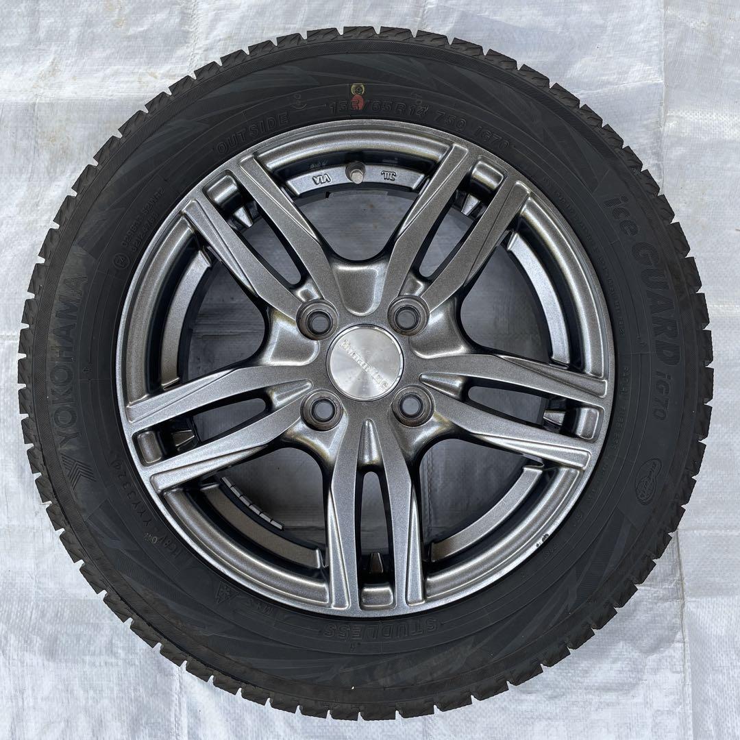 155/65R14 スタッドレス ホイールセット ヨコハマ IG70 2/2
