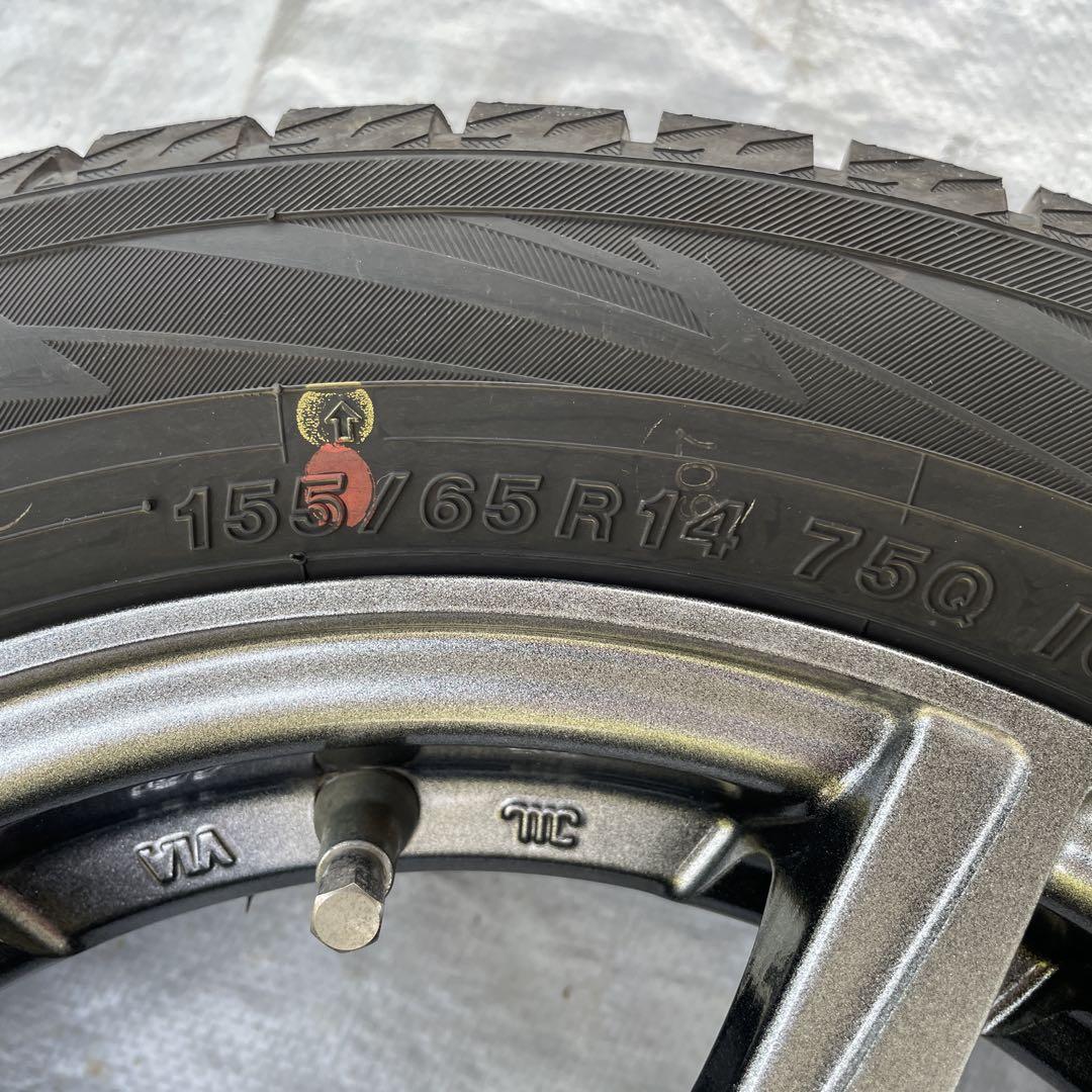 155/65R14 スタッドレス ホイールセット ヨコハマ IG70 2/2