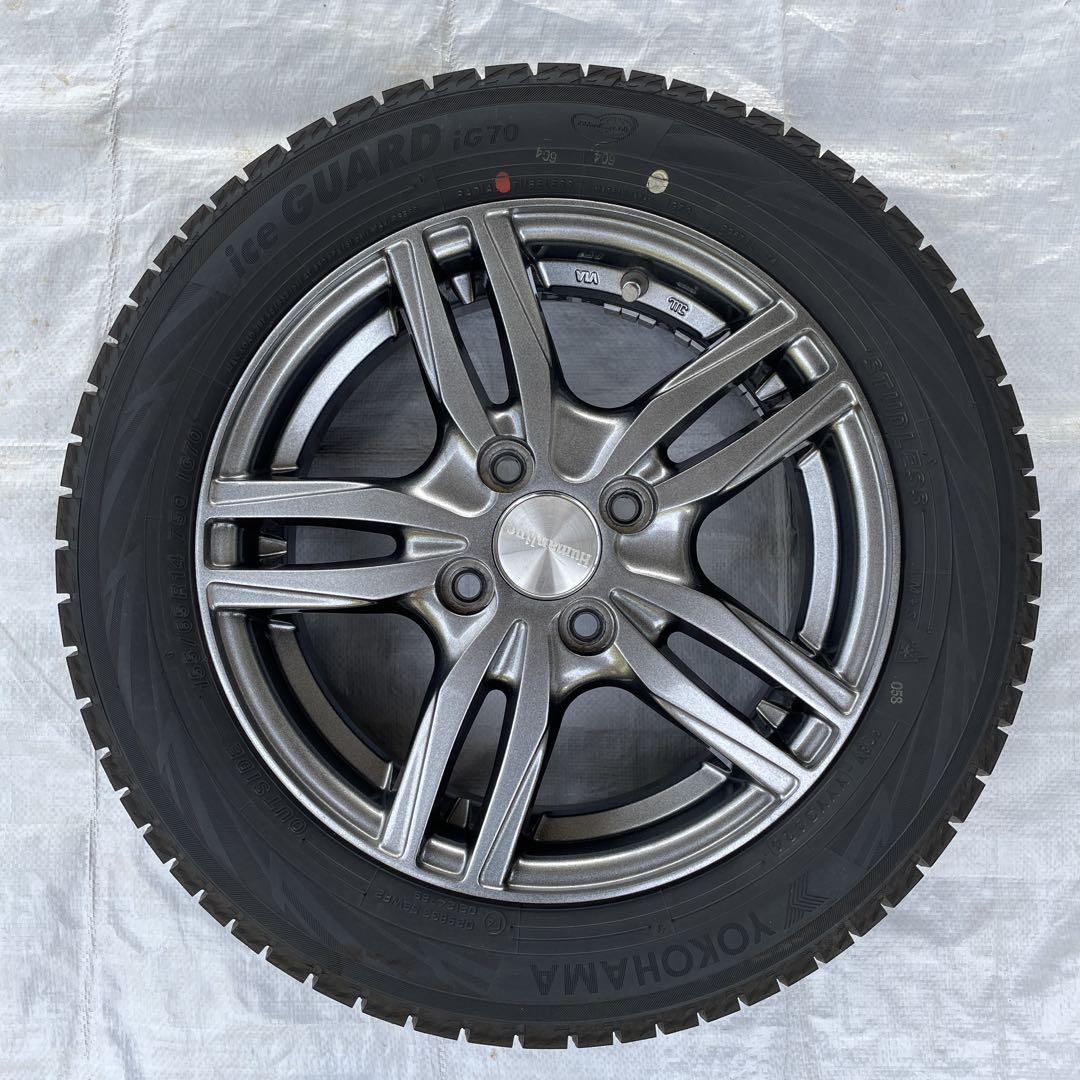 155/65R14 スタッドレス ホイールセット ヨコハマ IG70 2/2
