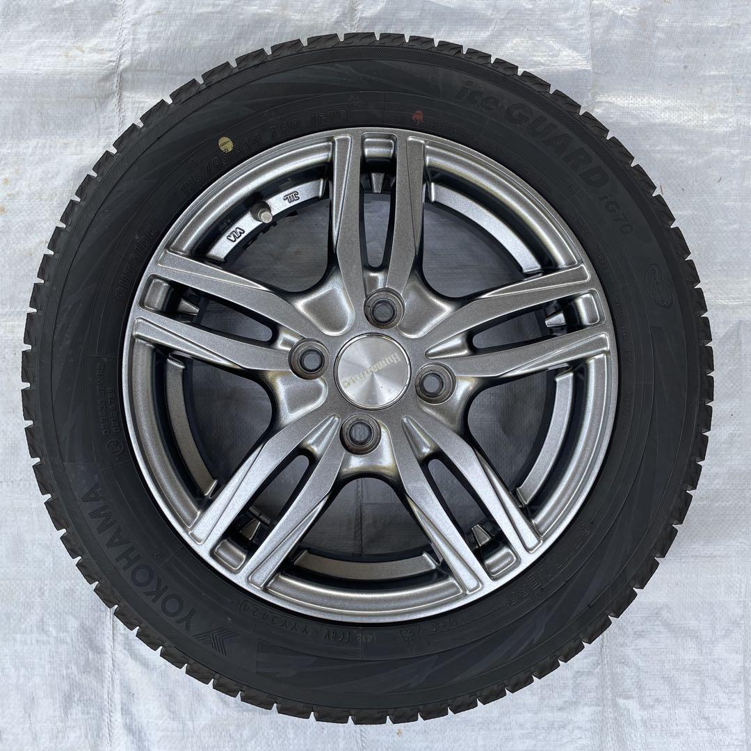 155/65R14 スタッドレス ホイールセット ヨコハマ IG70 2/2