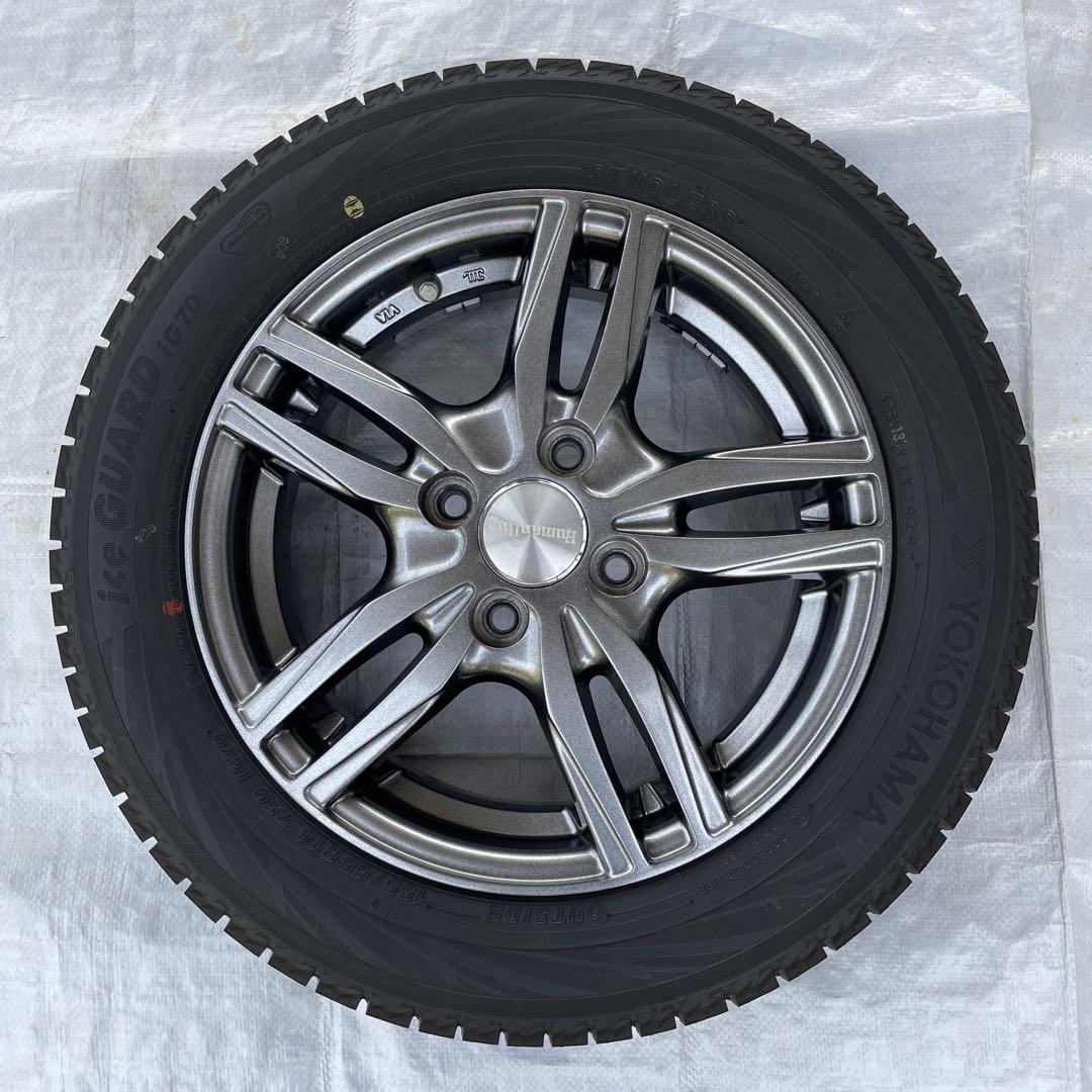 155/65R14 スタッドレス ホイールセット ヨコハマ IG70 2/2