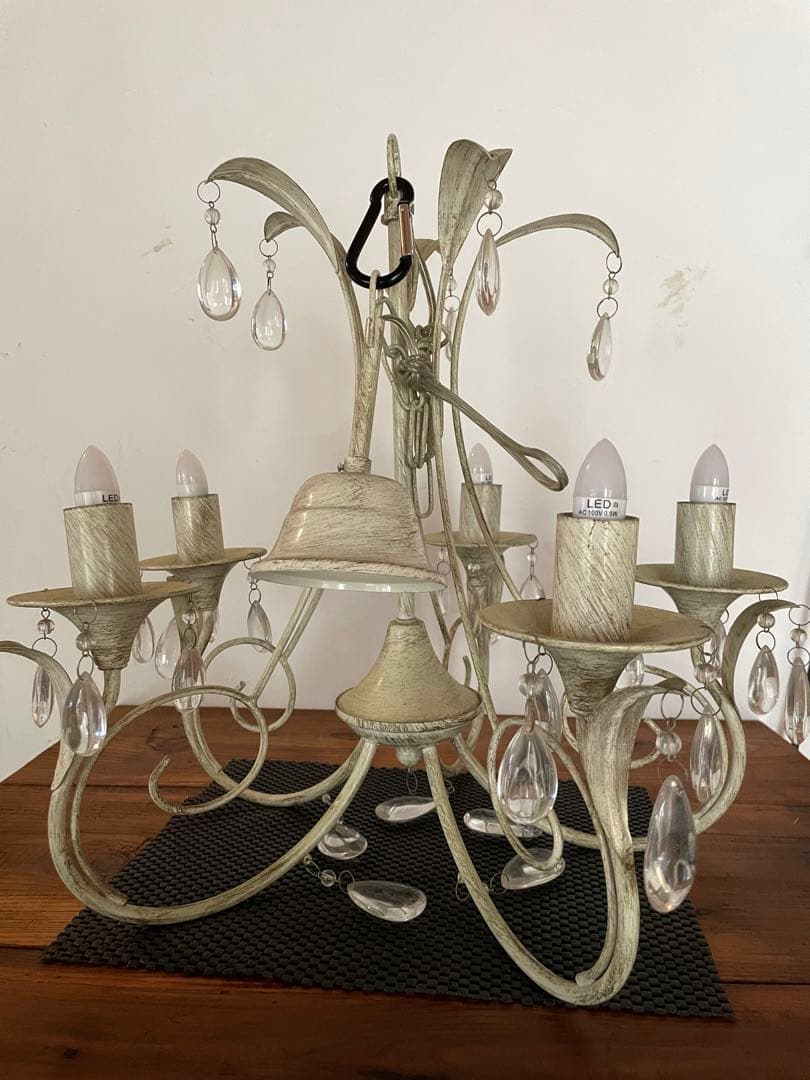 アンティーク シャンデリアやや傷や汚れあり