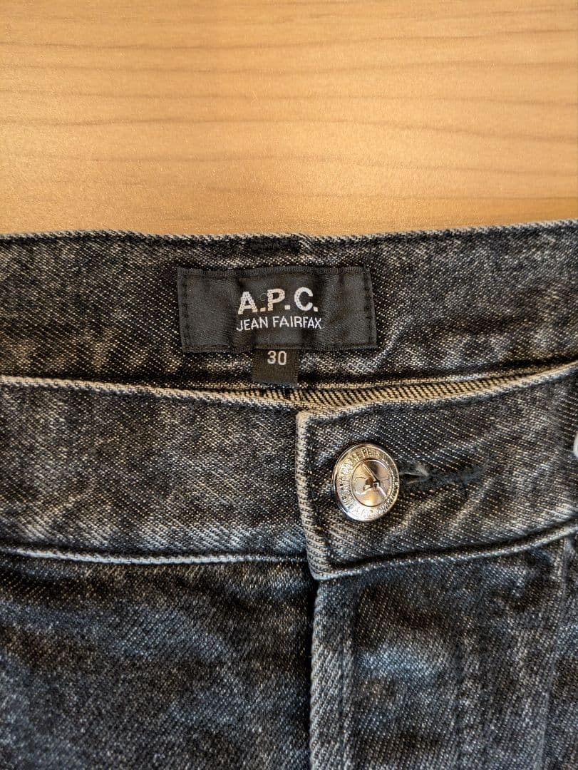 A.P.C. JEAN FAIRFAX ブラック 30 A.P.C. JEAN FAIRFAX ブラック 30