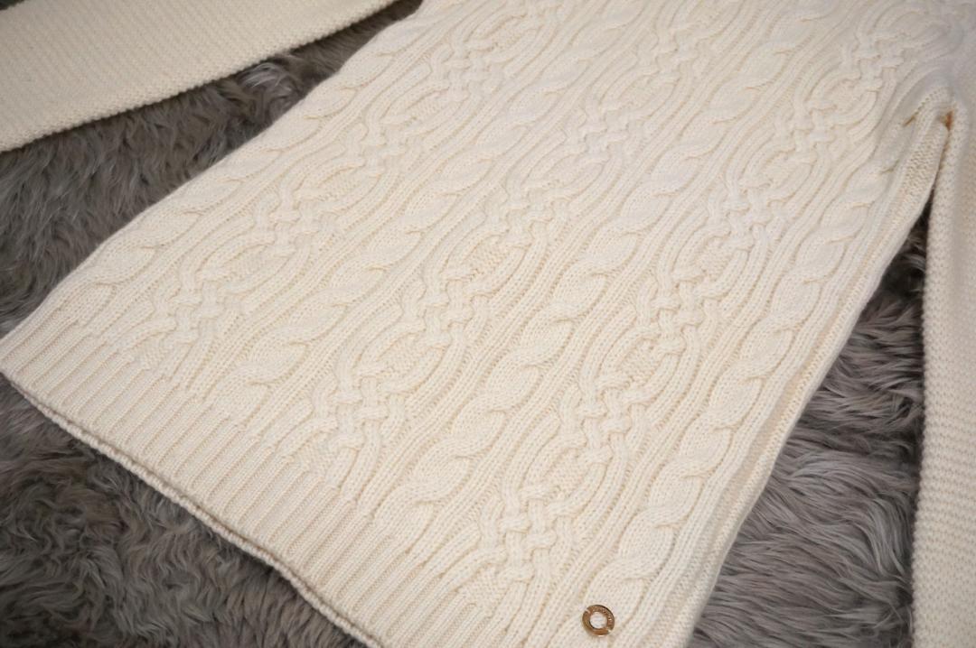 売れ筋がひ！ ロロピアーナ ケーブル編み チュニック カシミア100％ニット素材 トップス