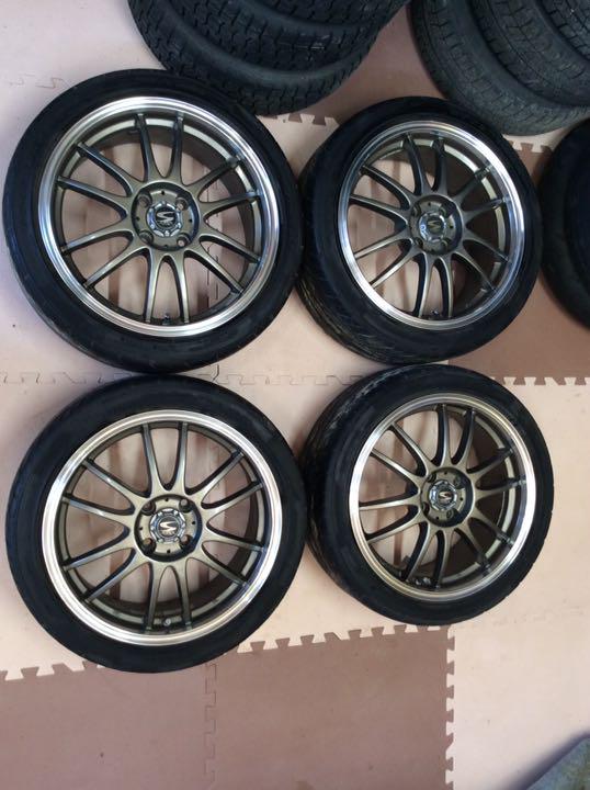 エス ホールド 195/45r16 オフセット42 pcd100 6.5j