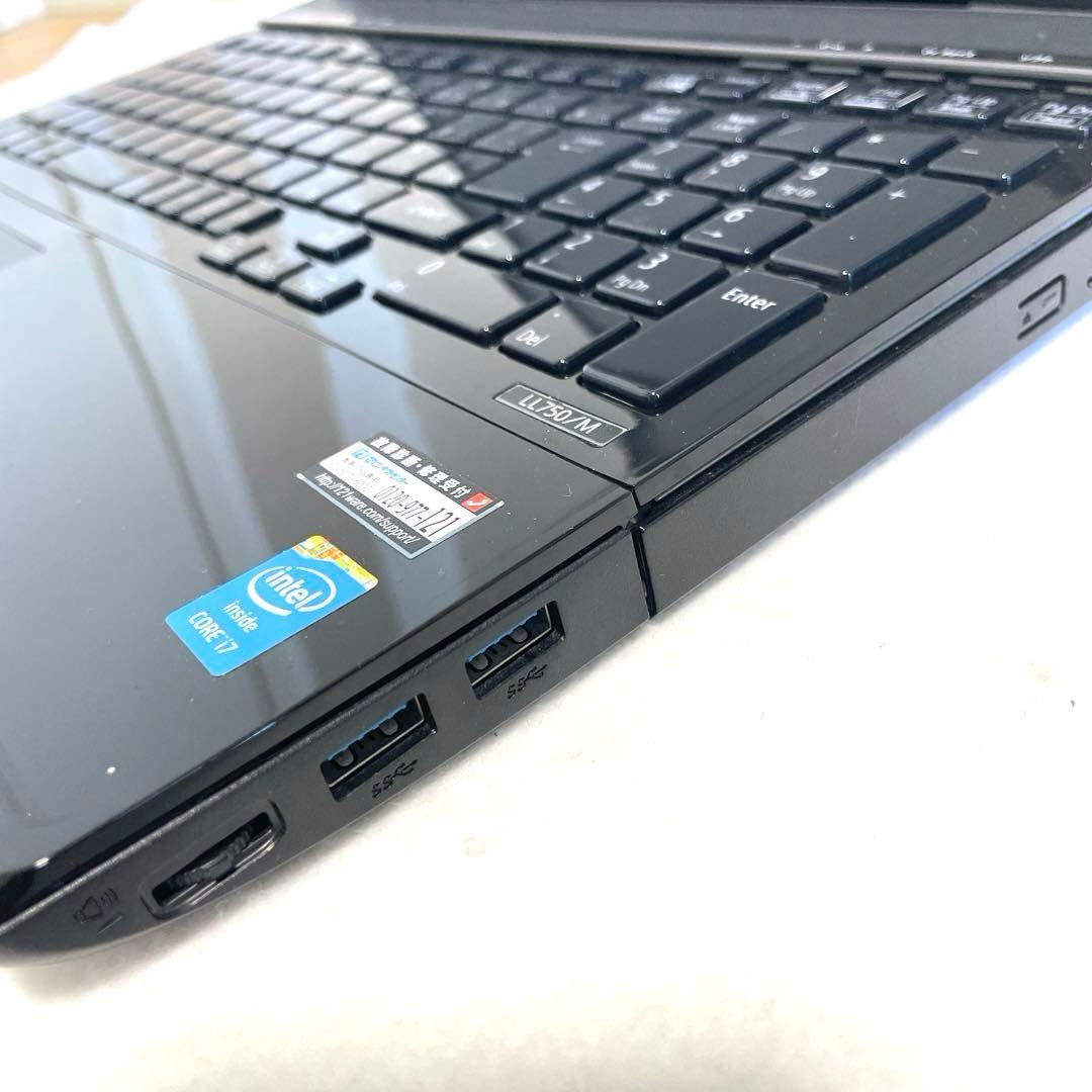 NEC ノートパソコン　メモリ16Gb,1TB,core i-7搭載 NEC ノートパソコン Corei7 SSD メモリ16 Win11 A79