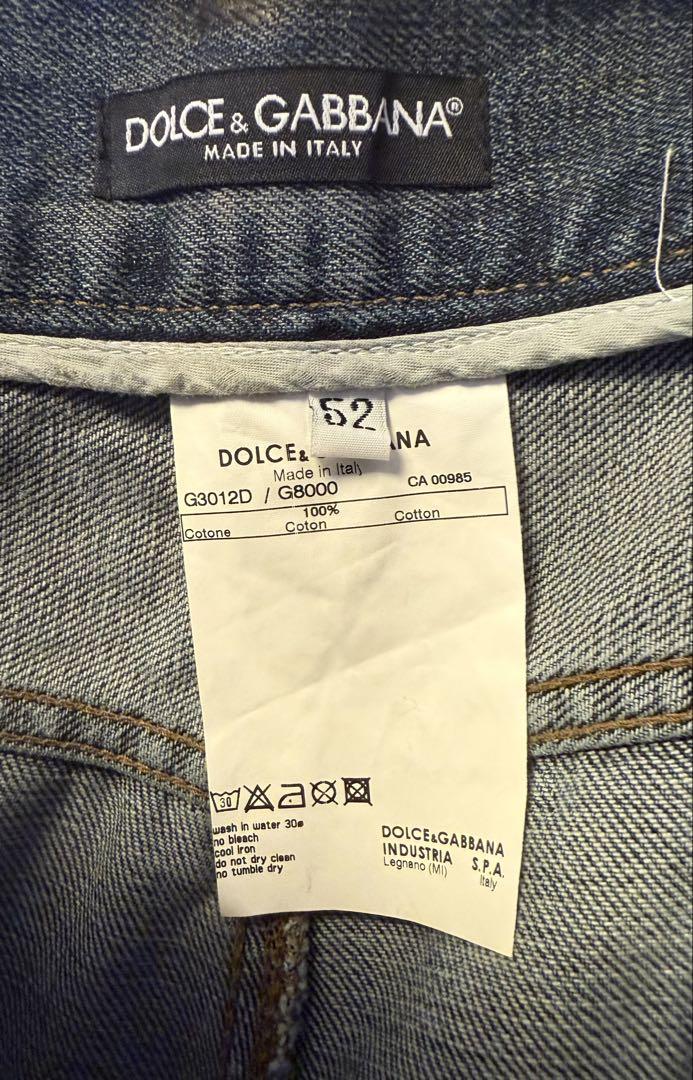 DOLCE&GABBANA レザー・コーティングDenim 52 【新品☆レア】