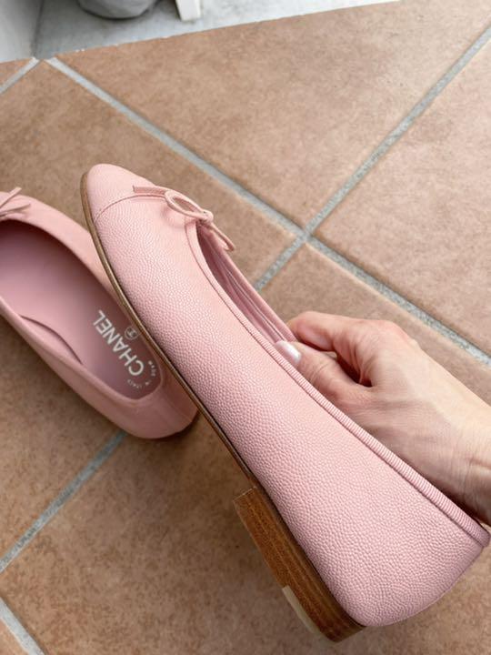 可愛いピンク♪ CHANEL バレエシューズ CCロゴ ピンク系 CHANEL(シャネル) バレエシューズ(レディース) - 海外