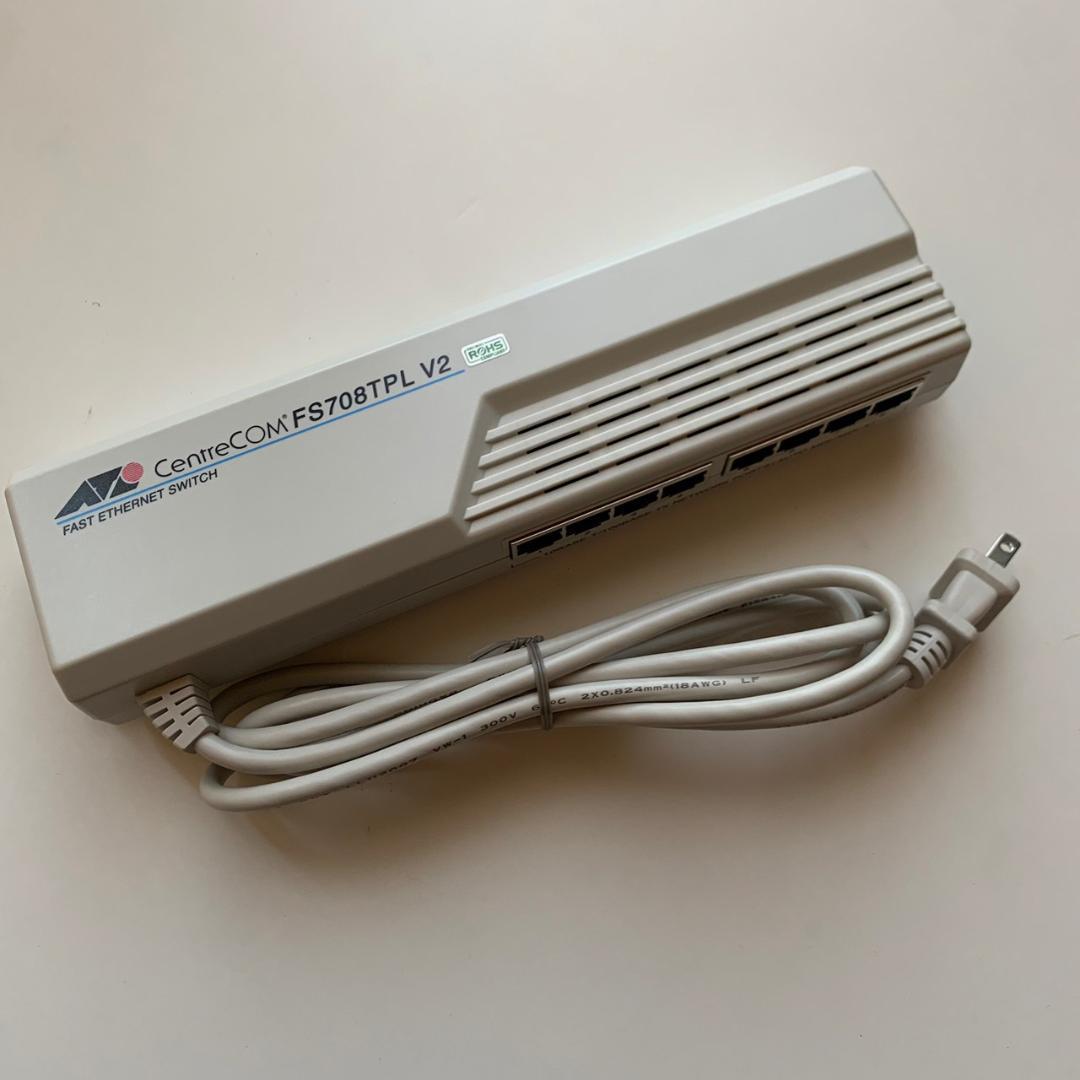 (未使用･未開封品)　アライドテレシス CentreCOM FS708TPL V2 レイヤー2スイッチ 0252R ar3p5n1 ✴️アライドテレシス CentreCOM FS708TPL V2 - メルカリ
