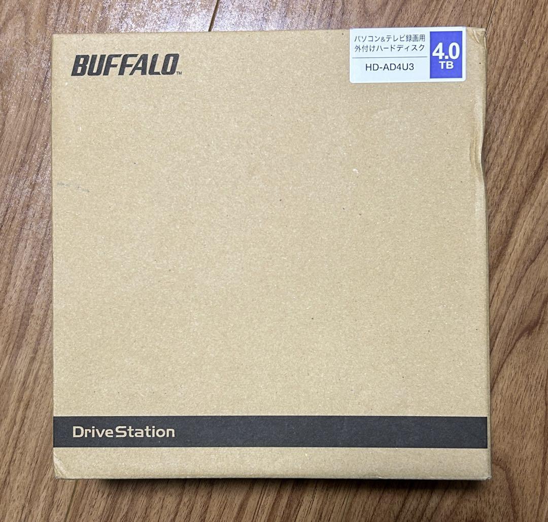 BUFFALO 外付けハードディスク HD-ADU3 4.0TB