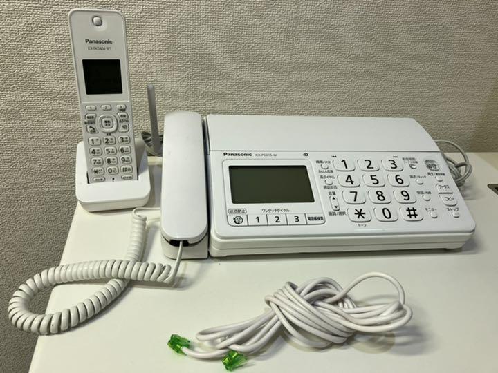デジタルコードレス普通紙ファクス 子機1台付き KX-PD215-W 【驚きの値段で】 デジタルコードレス普通紙ファクス 子機1台付き KX-PD215-W 【驚きの値段で】