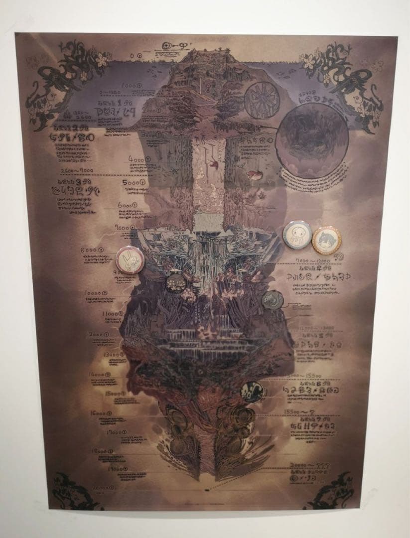 奈落見取り図ポスター&缶マグネットセット メイドインアビス