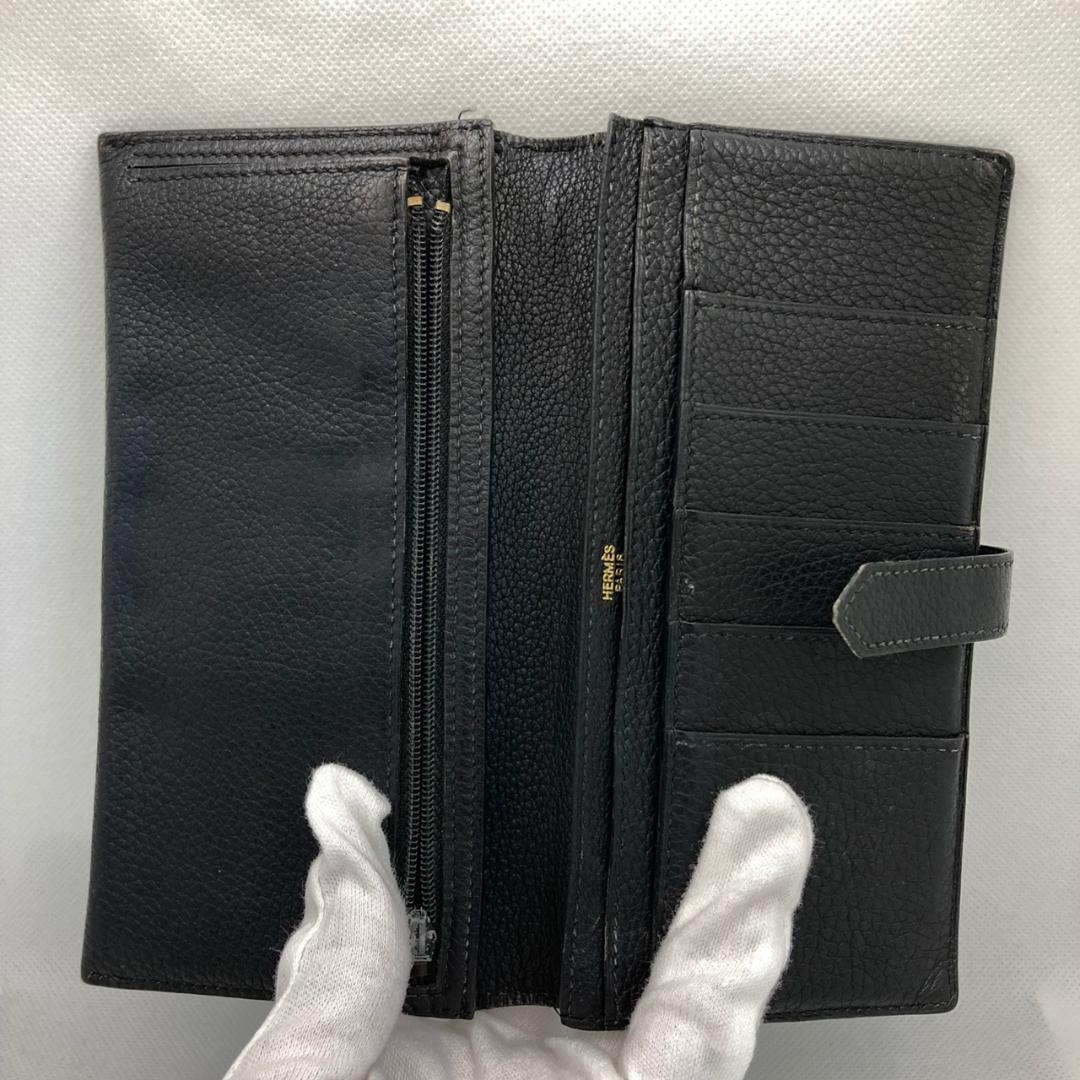 はプチプチ☜ エルメス 二つ折り 長財布 B2807B 5YW48-m90414914569 レザー ベアンクラシック カラー