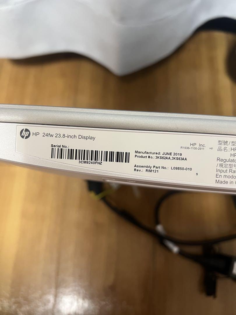 超美品 HP 24fw 超薄型スリムベゼルモニター非光沢IPS 23.8インチ
