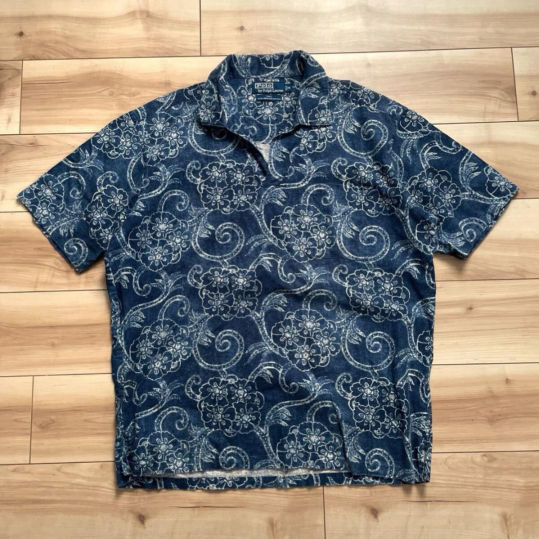 90s ポロ ラルフローレン SAIL スキッパー プルオーバーシャツ
