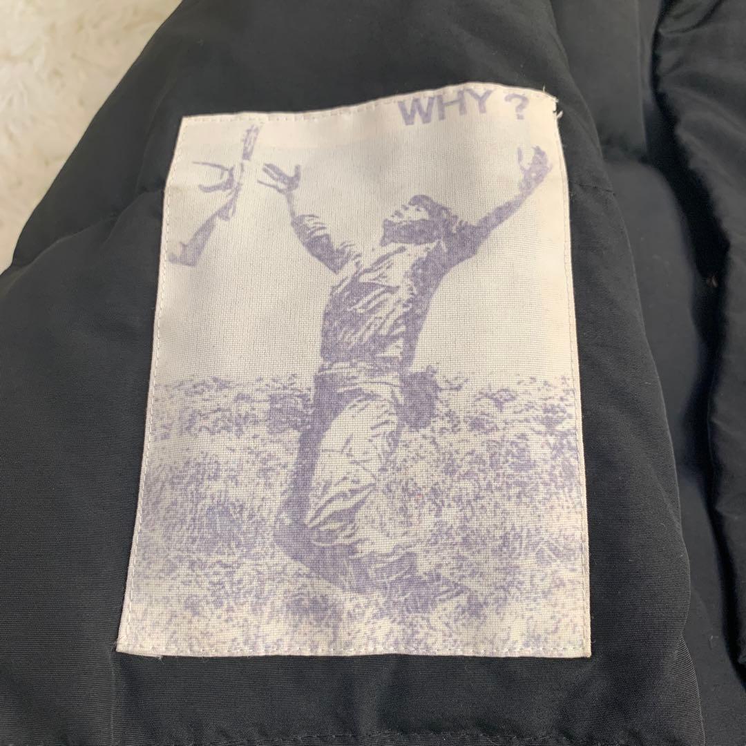 C2H4 シーツーエイチフォーダウンジャケットコートブラックピンバッジ