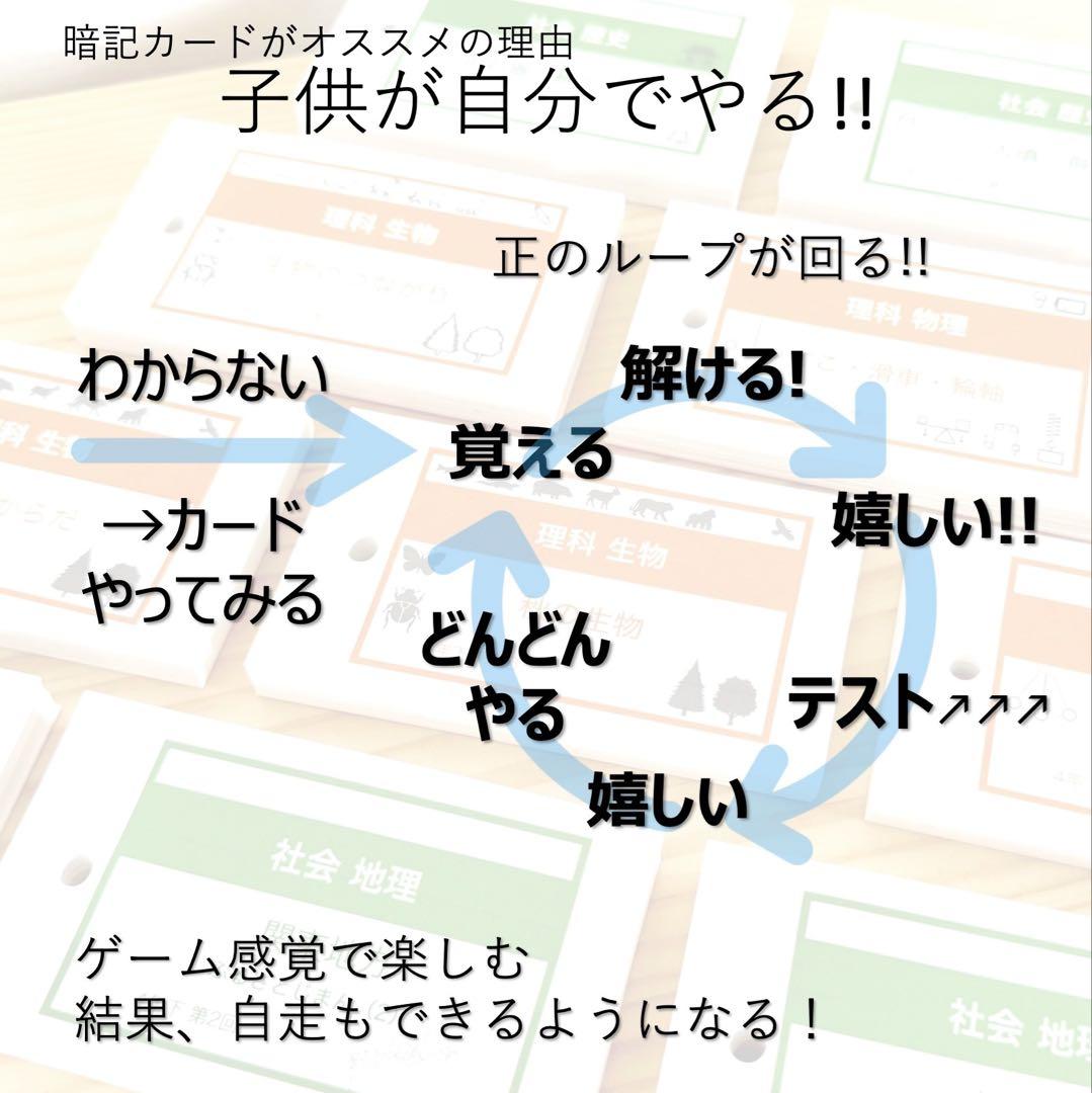中学受験 暗記カード【4年上 社会・理科 16-19回】組分けテスト対策 予シリ