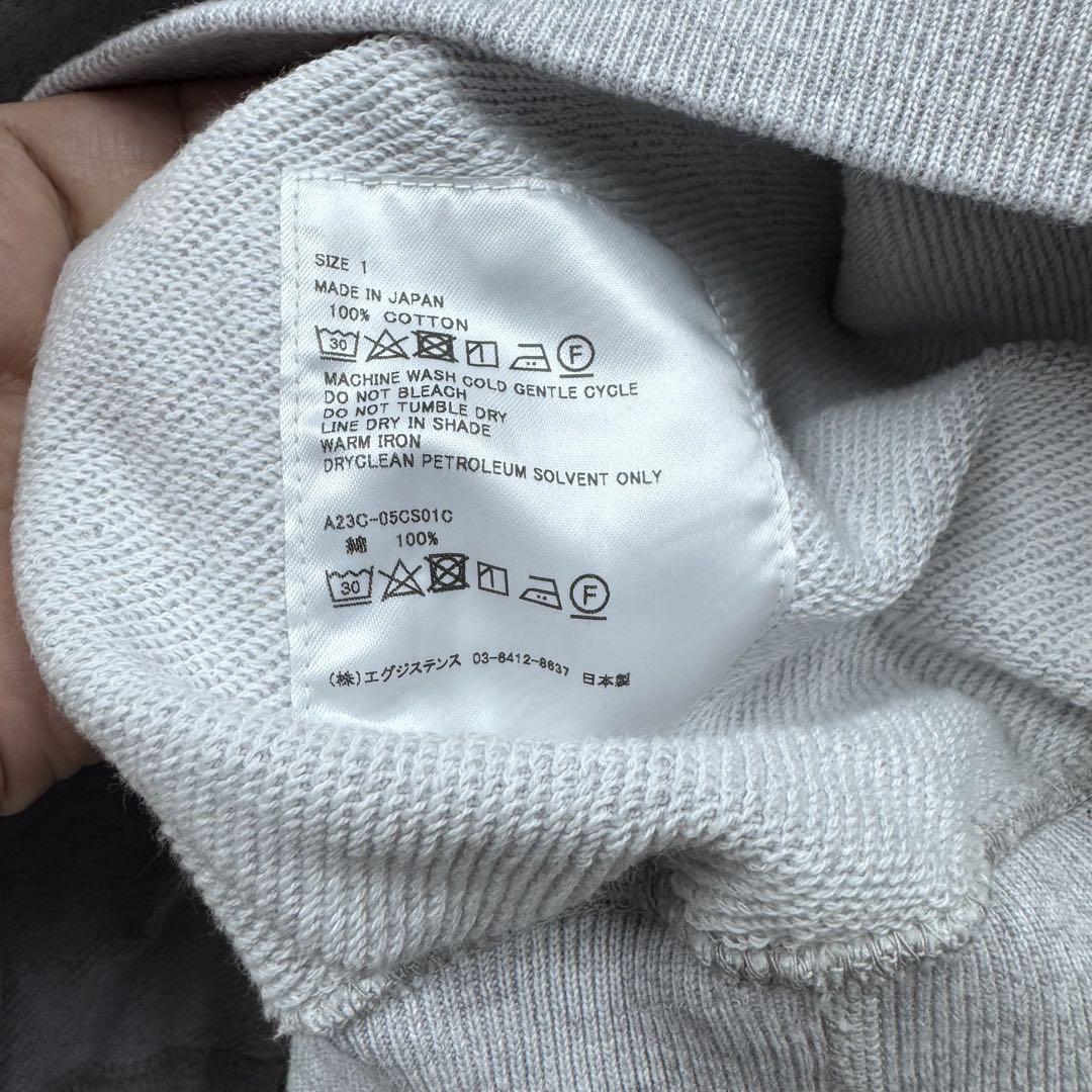 MARKAWARE マーカウェア HUGE SWEAT グレー 1