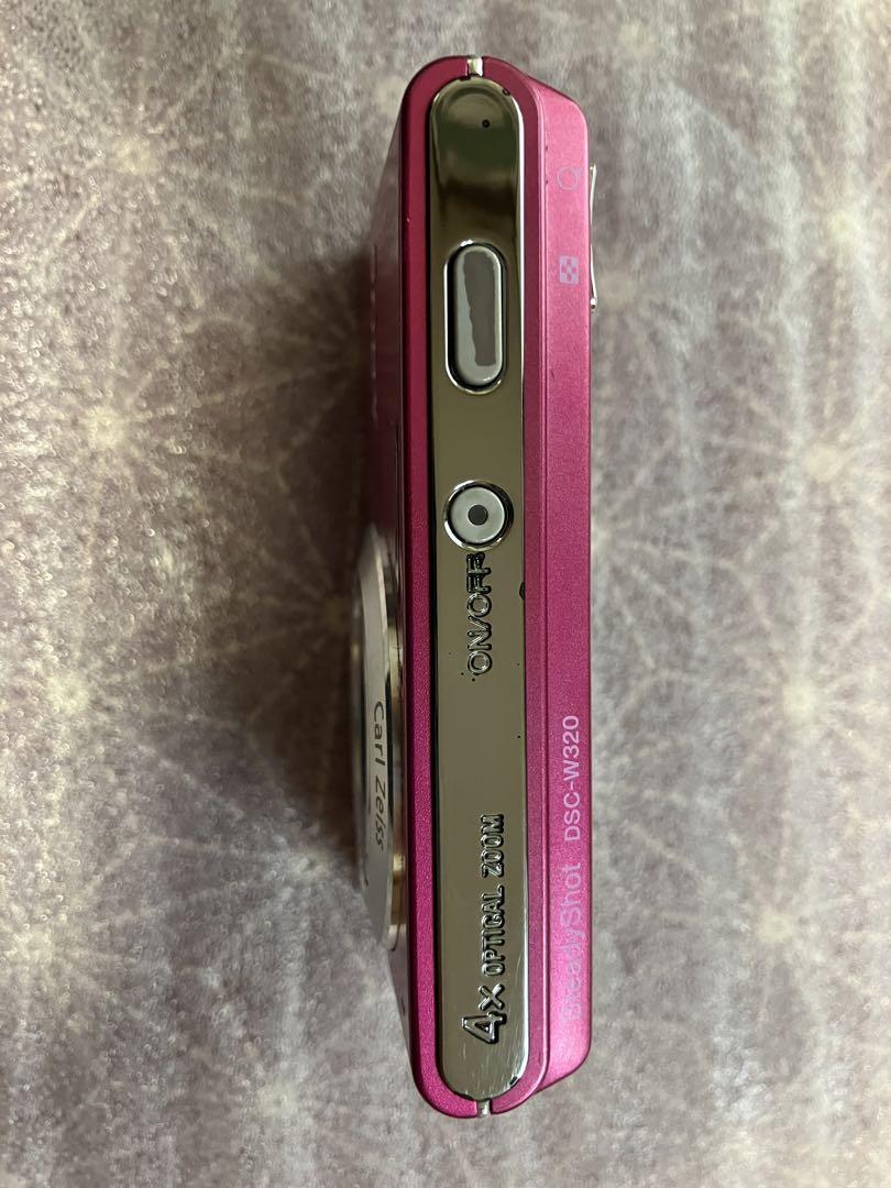 美品 SONY CYBER-SHOT DSC-W320 PINK ROSE※箱付