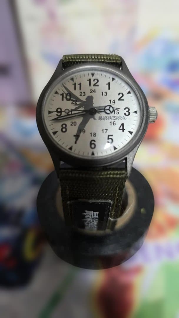 兵器彼女 手巻きアナログ 腕時計やや傷や汚れあり