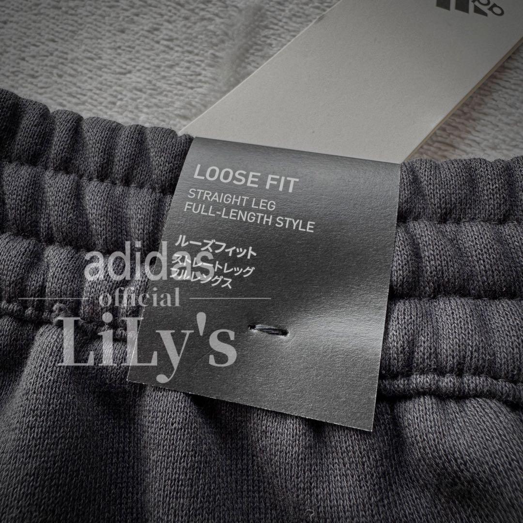 4新品　adidasセットアップ　Ｌサイズ　スリーストライプス　黒白