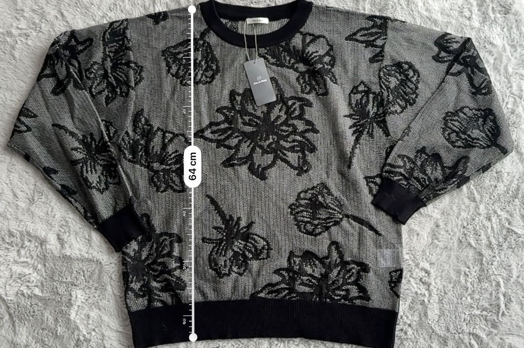 《Ellno de Mavie》 フラワーラメシアーメッシュニット