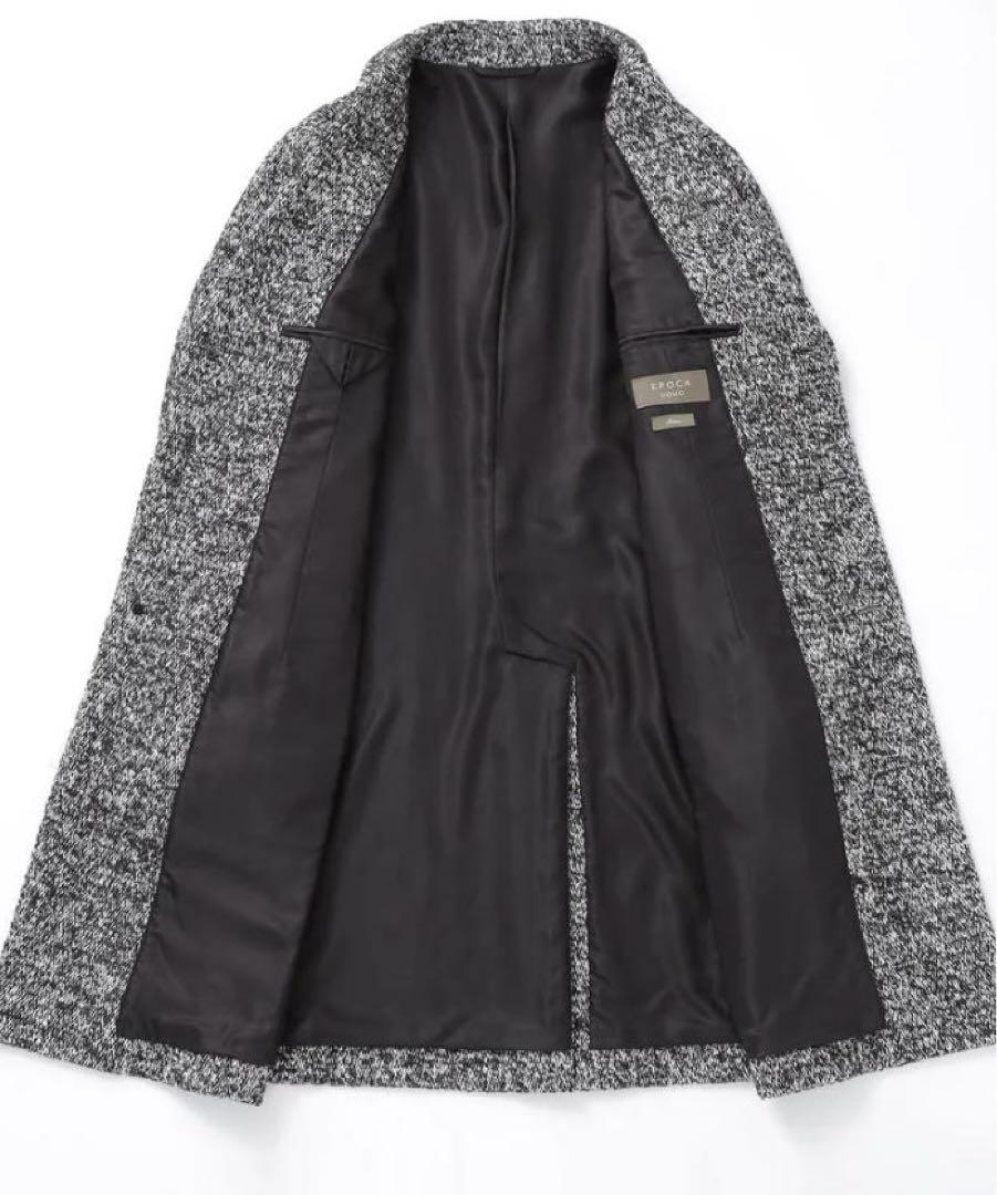 新品未使用☆エポカウォモプリマメランジチェスターコート46 / 176,000円