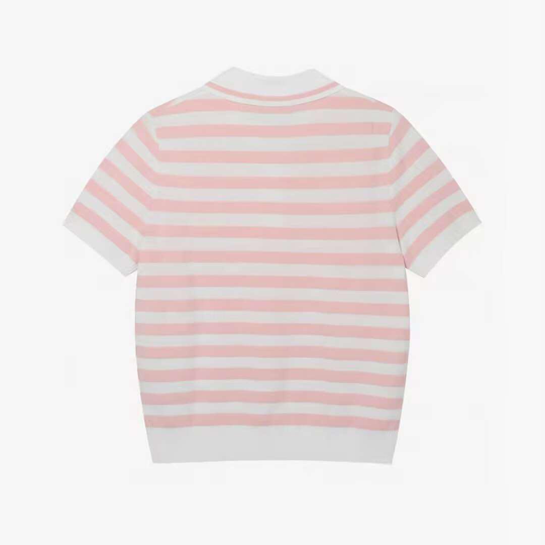 A.P.C.ゴルフウェア レディース ニットポロシャツ トップス 半袖