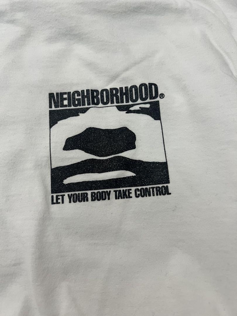 NEIGHBORHOOD ネイバーフッド ラメ ロゴ ロングTシャツ