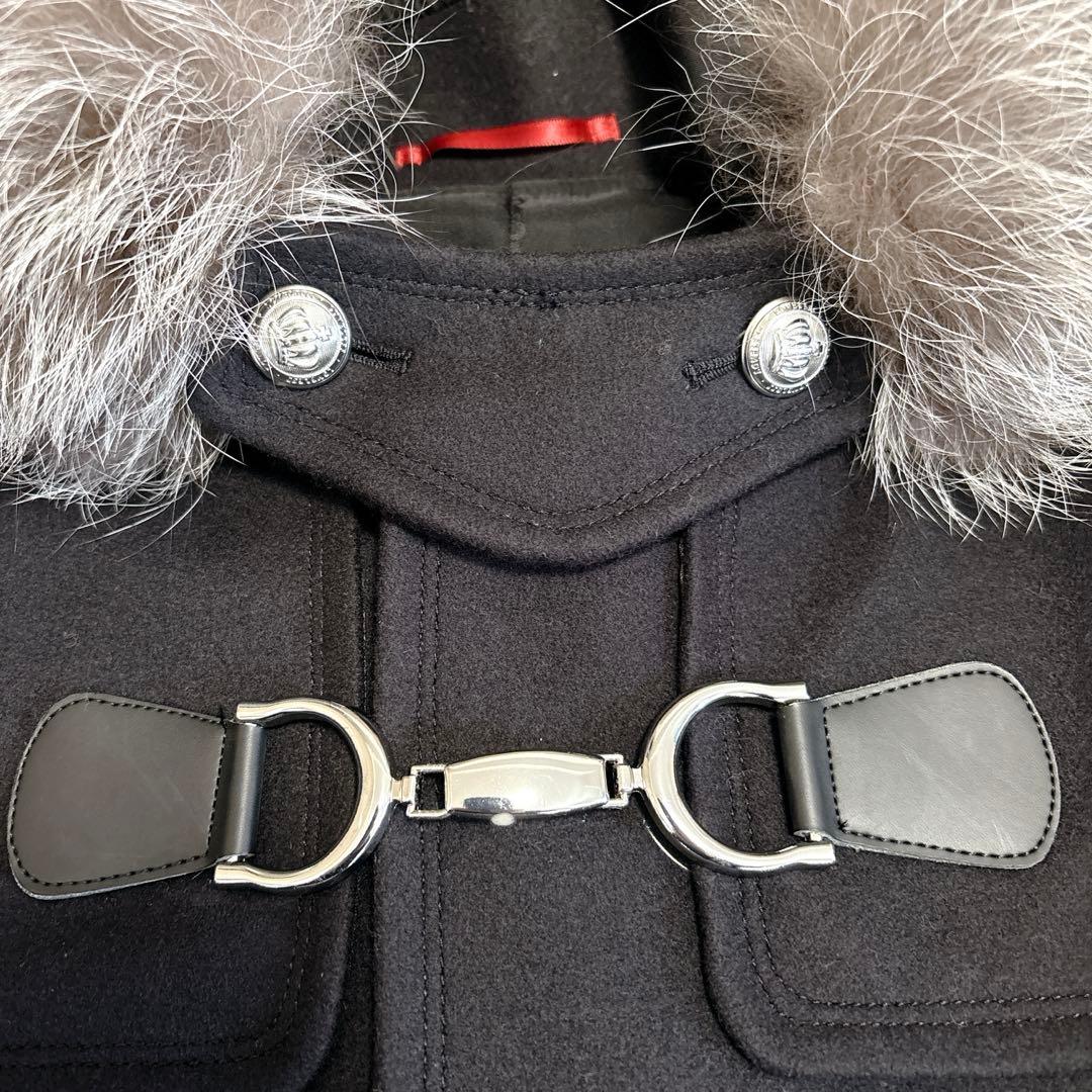 【未使用級】ラブレス B by Milior シルバーフォックス ダッフルコート 【未使用級】ラブレス B by Milior シルバーフォックス ダッフルコート