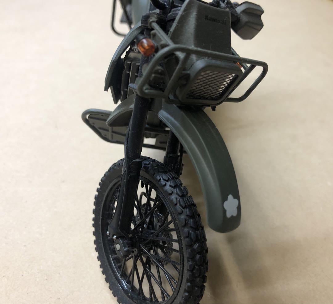 リトルアーモリー)1/12 LM001 陸自偵察オートバイ KLX250