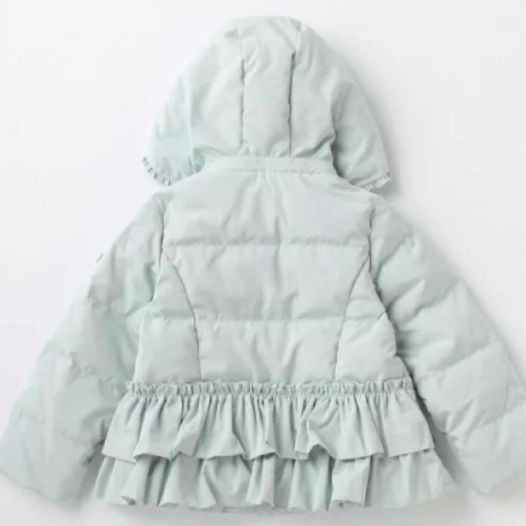 メゾピアノ 裾フリルショートダウン入りブルゾン 130 キッズ服