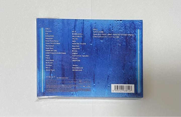 SnowMan LIVE TOUR 2021 Mania初回通常盤