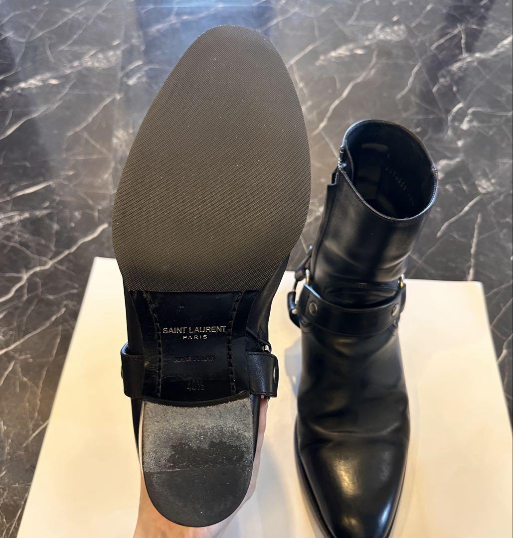 Saint Laurent ワイアット ハーネスリングブーツ40 1/2
