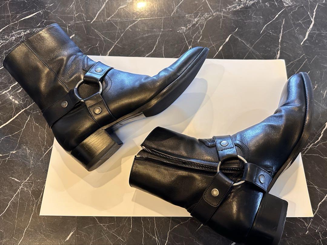 Saint Laurent ワイアット ハーネスリングブーツ40 1/2