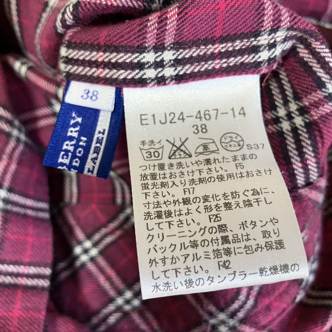 バーバリーブルーレーベル ピンク