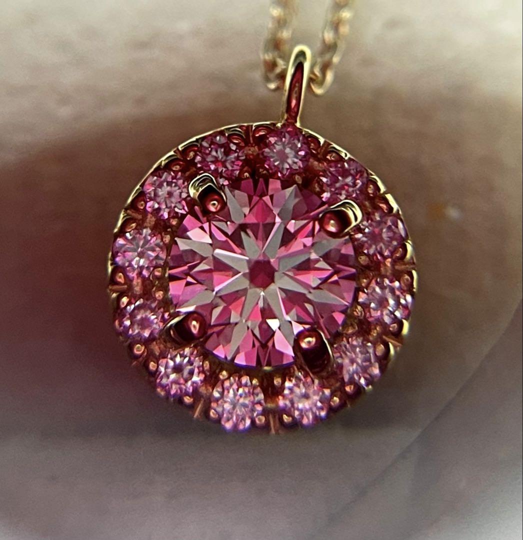 専用JE179★高級 ダイヤモンド0.408ct K18 ネックレス 鑑定書ソ付