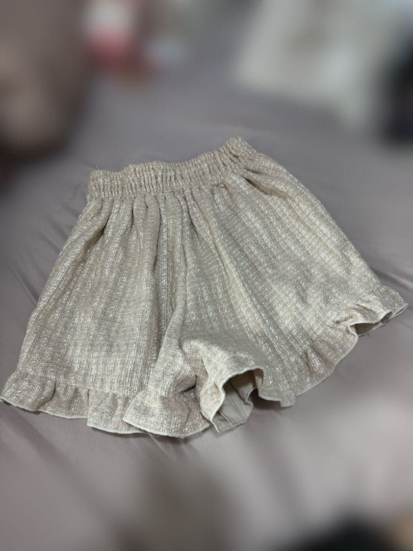 LIZLISA メッセージリボンツイードセットアップ