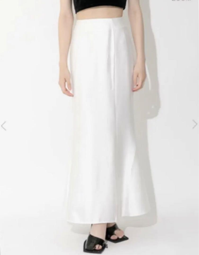 Melt the lady satin mermaid skirt(short)