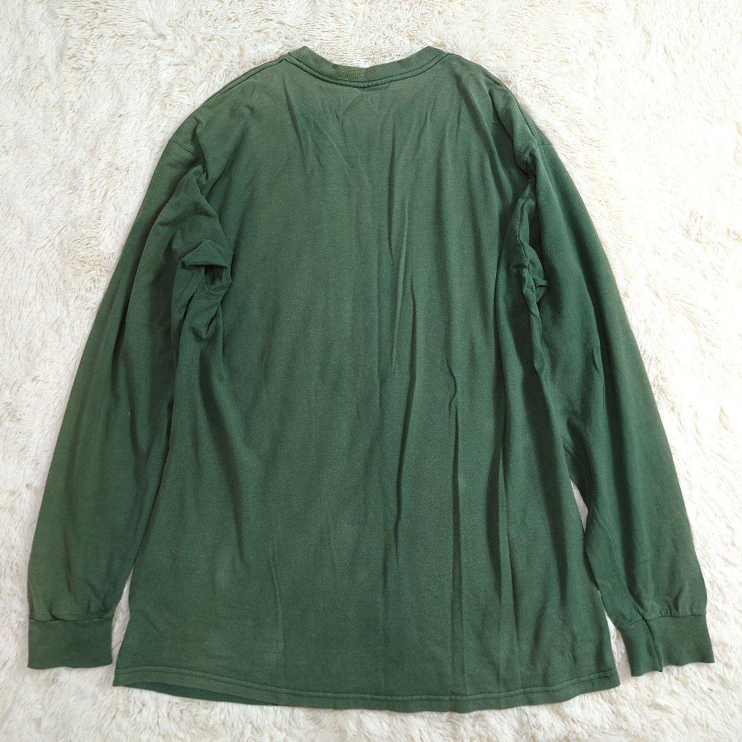 Stussy ステューシー タイダイ ボーダー ロングTシャツ グリーン